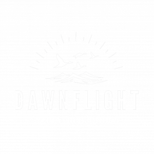 Dawnflight Media - Logo (Vector White)